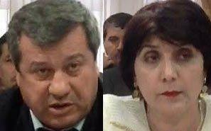 Барканории Абдулҳақ Оев ва Санавбар Раҳимова, муовинони Убайдуллоев
