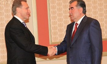 Баҳсҳои энержӣ дар мулоқоти Раҳмон бо муовини Путин