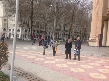 Нороҳатии сокинон аз ҳузури  Матвиенко дар Душанбе (АКС)