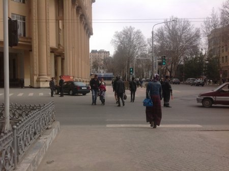 Нороҳатии сокинон аз ҳузури  Матвиенко дар Душанбе (АКС)