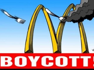 Таҳрими “McDonald’s” барои ҳимоят аз Исроил дар ҷанг алайҳи Ғазза