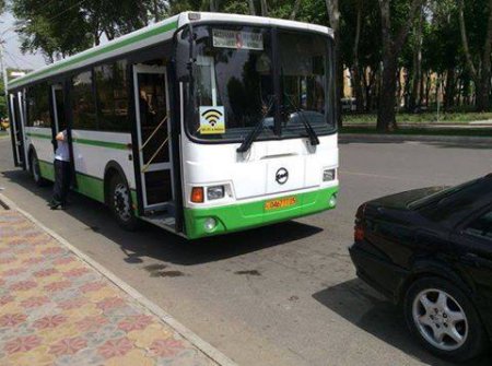 АКС: Автобусҳо бо Wi fi-и ройгон дар Душанбе