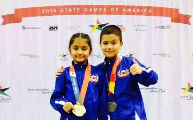 Медали тилои Сабринаи 6-сола дар “States Games of America 2015”