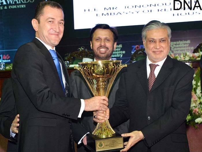 Ҷоизаи “RCCI the best foreign mission award for 2015” ба Сафорати Тоҷикистон дар Исломобод