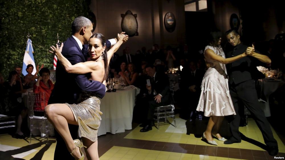 ВИДЕО: Рақси тангои Барак Обамаву ҳамсараш дар Аргентина