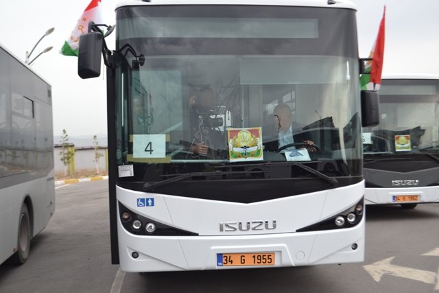 Шаҳрдорӣ: Автобусҳои нави Душанбе як рӯз ройгон хизмат мерасонанд